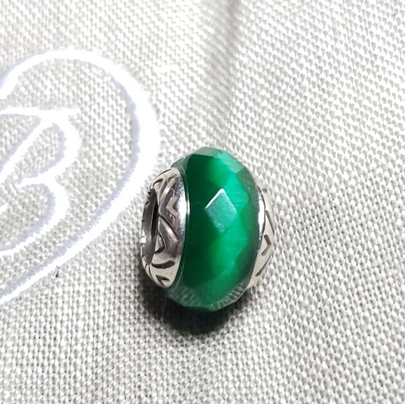 Brighton Jewelry - Brighton Green Transparency Bead Charm Spacer